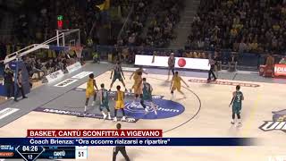 Etg  Basket Cantù sconfitta a Vigevano [upl. by Irek]