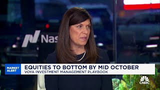 Equities will likely bottom by midOctober says Voya Investments Barbara Reinhard [upl. by Faith]