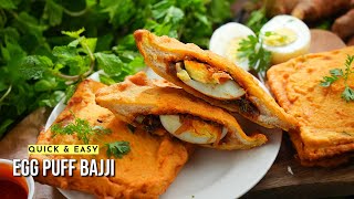 ఎగ్ పఫ్ లాంటి రుచితో ఎగ్ బ్రెడ్ బజ్జి  Egg Puff Bajji  Egg Bread Bajji Recipe  Evening Snacks [upl. by Coonan]