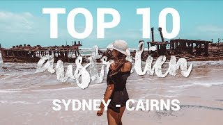 TOP 10 ORTE OSTKÜSTE AUSTRALIEN ∙ Work and Travel Reisetipps amp Sehenswürdigkeiten  travelventure [upl. by Lasky]