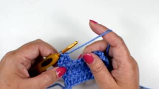 How to DC2TOG double crochet 2 together  beginner crochet tutorial [upl. by Humfrid]