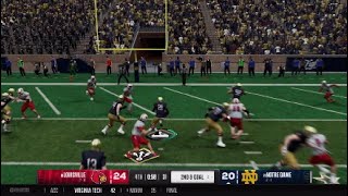 College Football 25 Kedren Young Highlights Vs Louisville Dynasty Week 5 [upl. by Krystle]