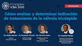 14 Cómo evaluar y determinar indicación de tratamiento de la válvula tricúspide [upl. by Nylorac]