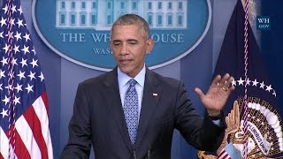 President Obama Holds his Final Press Conference [upl. by Adidnere227]