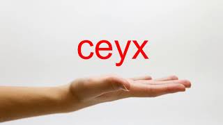 How to Pronounce ceyx  American English [upl. by Ratep]