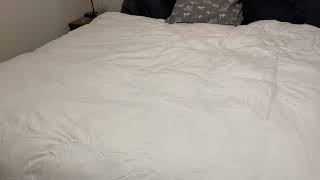 APSMILE Lightweight Goose Feathers Down Comforter King Cooling Feathers Down Duvet Review [upl. by Retsel]