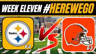 Steelers 63 Vs Browns 63 LIVE PLAY By PLAY watch Party [upl. by Lertnom792]