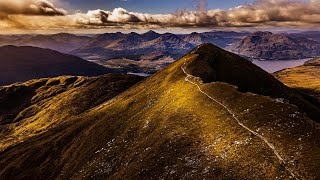 Flying to the Peak of Ben Lomond With Relaxing Music [upl. by Imefulo]