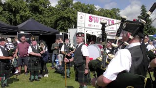 quotBalmoralquot performed by Gordon Highlanders Association Drums amp Pipes at 2019 Aboyne Highland Games [upl. by Nyladnar690]