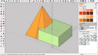 intersezione tra piramide e parallelepipedo [upl. by Edward]
