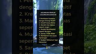 Keunikan Pemilik Golongan Darah B story motivasi quotes [upl. by Yremrej732]