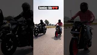 Sunday ride🔥 automobile rider love biker shortvideo bikerrider youtubeshorts motovlog [upl. by Nira]