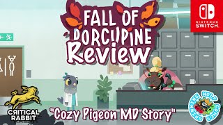 Fall of Porcupine Review nintendoswitch keymailer fallofporcupine cozygaming cozygame [upl. by Nesnar]