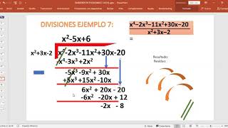 DIVISIONES ALGEBRAICAS [upl. by Peers]