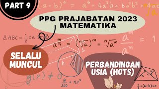 TES SUBSTANTIF MATEMATIKA PPG PRAJAB 2023  SOAL BERDASARKAN TES TAHAP 1 [upl. by Cypro]