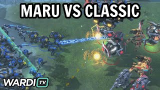 Maru vs Classic TvP  WardiTV Korean Royale SEMI FINALS StarCraft 2 [upl. by Arodnahs82]