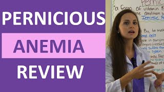 Pernicious Anemia Nursing Pathophysiology Symptoms Treatment  Anemia Types NCLEX [upl. by Conrad]