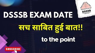 Dsssb Exam Date To the Point dsssb exam kabक्या आपकी तैयारी है dsssb dsssb2024 examdate tgt [upl. by Siri]