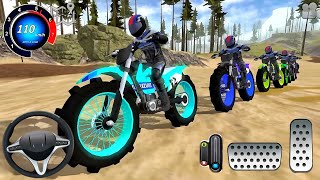 Offroad Outlaws Online Multiplayer Dirt Motocross Mudding Race Motorcycle Stunt Android Gameplay [upl. by Auohp357]