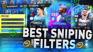 These Sniping Filters will make you RICH😱 FIFA 22 BEST SNIPING FILTERS TO MAKE COINS [upl. by Ititrefen]