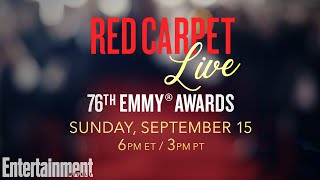 LIVE at The 76th Emmy Awards Red Carpet  Entertainment Weekly [upl. by Adle813]