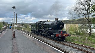 A day with 4079 “Pendennis Castle” D9531 and 47298 on the ELR 2742024 [upl. by Kcirdneh]