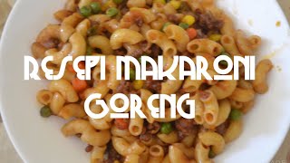 Resepi Makaroni Goreng Ringkas [upl. by Adnara87]