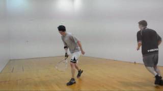 Racquetball Match  Dan vs Chris  B Level [upl. by Ocsinarf]