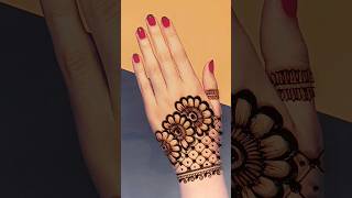 Mehndi design back side shorts ytshorts viralvideo trending fyp [upl. by Revned]