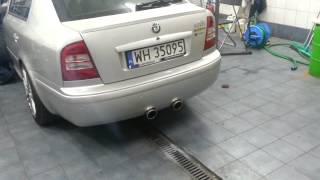 RPERFORMANCE  OCTAVIA 32V6 BITURBO  ENGINE SOUND [upl. by Avrit]