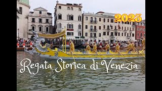 VENICE ITALY 🇮🇹  CANAL GRANDE  REGATA STORICA 03SEPT2023  Walking Tour [upl. by Eiro326]