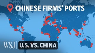 Inside the US Strategy to Counter China’s Booming Network of Ports  WSJ US vs China [upl. by Ainoz901]