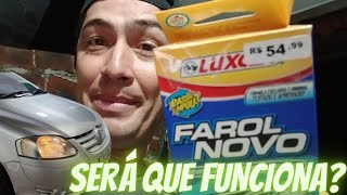 Revitalizador De Farol LuxCarTestei No Fox [upl. by Sirrom]