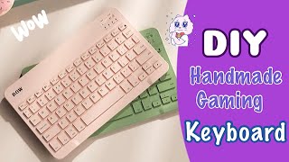 DIY Computer Keyboard ⌨️  How to make Keyboard with paper  School Projects  Paper Craft Idea [upl. by Hartzke]