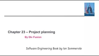 Project planning  chap 23  Software Engineering  Ian Sommervile  in urdu hindi  Divfusion [upl. by Greyso]