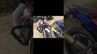 Ns 200 vs bullet 350 misfire sound  OMG 😱 BabinMoktanTamang [upl. by Leinod]