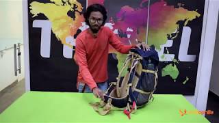 Chadar Trek How To Wear Your Backpack [upl. by Atinrev]