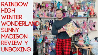 RAINBOW HIGH WINTER WONDERLAND SUNNY MADISON REVIEW Y UNBOXING JESUS Y SUS DOLLS [upl. by Aihcrop]