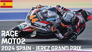 🏍️ MOTO2 RACE Highlights  Spain 2024  Circuit of Jerez 🏁 lopez canet  spanishGP [upl. by Aranahs]