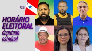 Horário Eleitoral PA  candidatos a Deputado Estadual 29082022 [upl. by Alikahs]