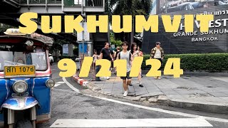 Sukhumvit 92124 Bangkok Thailand Walk Asok to Soi 11 [upl. by Lorien]