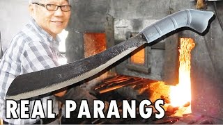 How blacksmiths make parang machetes in Malaysia [upl. by Navak]