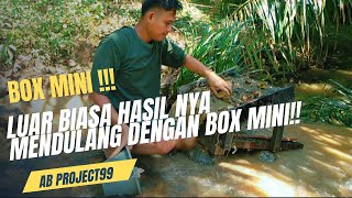 LUAR BIASA‼️ HASIL MENAKJUBKAN TAMBANG EMAS DENGAN BOX MINI  gold dinger [upl. by Sammons]