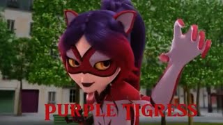 Purple Tigress Edit Juleka Miraculous Ladybug edit miraculousladybugedit [upl. by Aniahs]