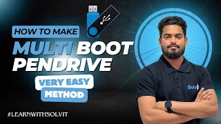 Create a Multiboot USB Drive in Minutes learnwithsolvit MultibootUSB TechTutorial BootableUSB [upl. by Otrebireh]