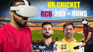 241 Runs RCB Vs CSK Match in VR Cricket [upl. by Goulette]