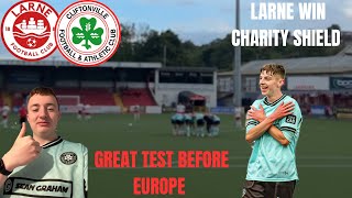 CLIFTONVILLE VS LARNE CHARITY SHIELD 2024 [upl. by Hoes823]