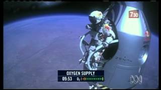 Austrian daredevil breaks sound barrier jumping from space [upl. by Anala]