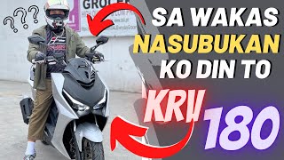 Finally Nasubukan ko din tong Kymco KRV 180  First Impression Ride [upl. by Rufena]