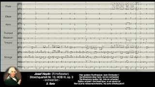 Haydn Digital Hoffstetter Streichquartett Nr 13 Hob III opus 3  orchestriert [upl. by Nemlaz]